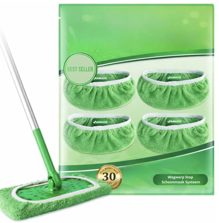 SmartMop – Herbruikbare Mop voor Swiffer