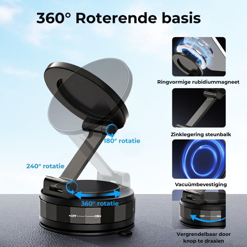 Rotaro 360° Magnetische Smartphone houder