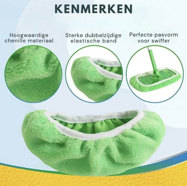 SmartMop – Herbruikbare Mop voor Swiffer