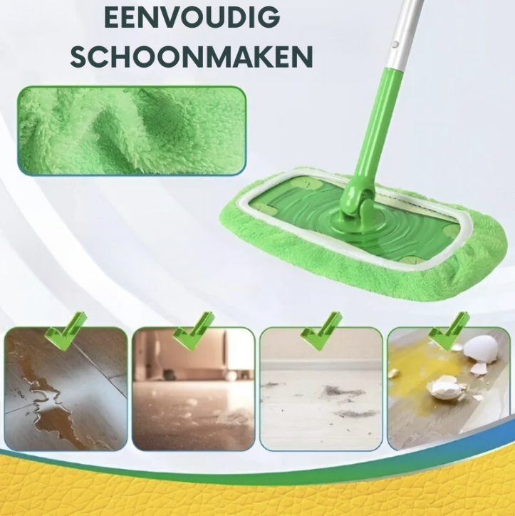 SmartMop – Herbruikbare Mop voor Swiffer
