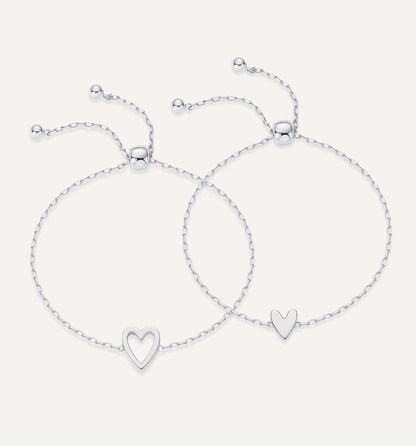 BondedHearts - Matching armbandset