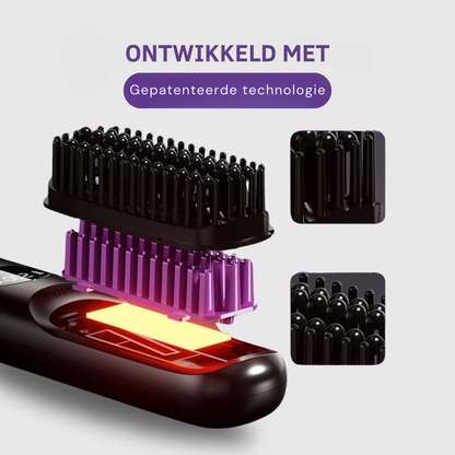 GlamGo Hairbrush - Haarstijlborstel