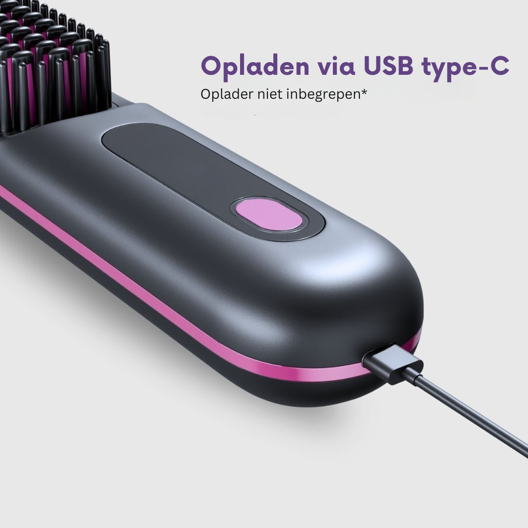 GlamGo Hairbrush - Haarstijlborstel